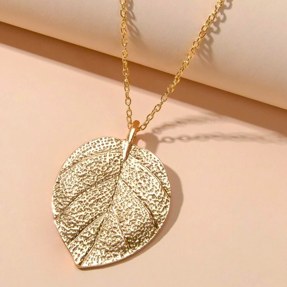 Golden Leaf Necklace